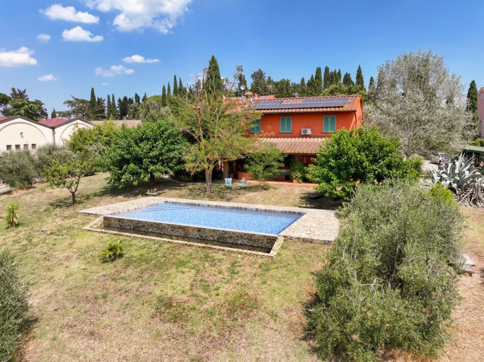 View of the swimming pool